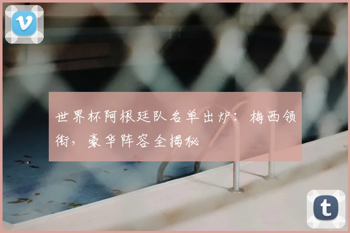 世界杯阿根廷队名单出炉:梅西领衔,豪华阵容全揭秘