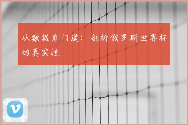 从数据看门道:剖析俄罗斯世界杯的真实性