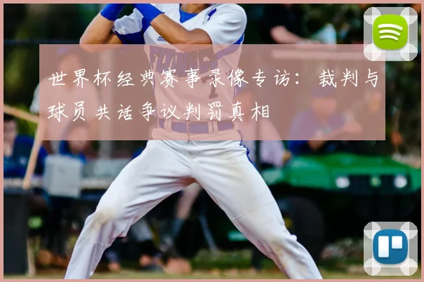 世界杯经典赛事录像专访：裁判与球员共话争议判罚真相